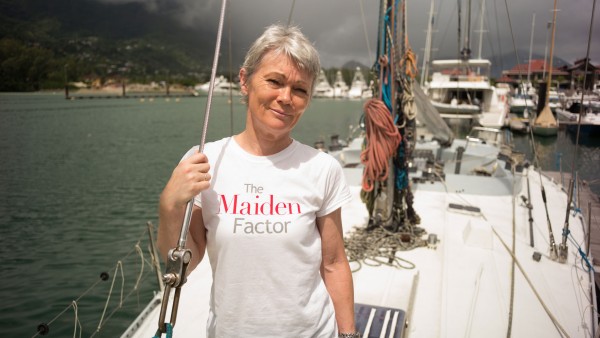 Anne Diamond interviews internationally renowned yachtswoman Tracy Edwards, MBE
