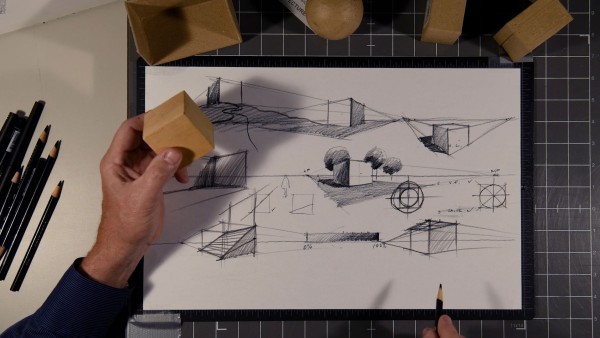 Brush up on the fundamentals of perspective drawing with Professor Mark Keane