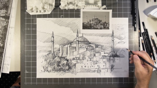 Sharpen your perspective drawing skills with Professor Mark Keane