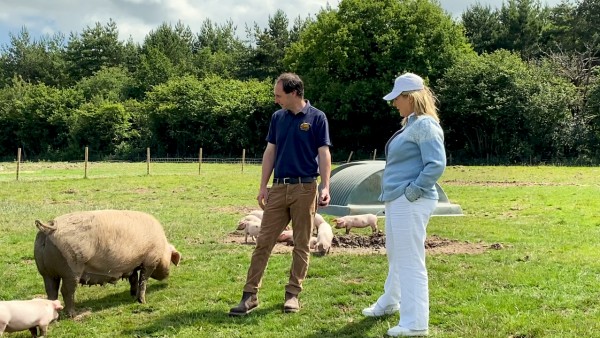 At home at Highclere Castle: Meet the Piglets