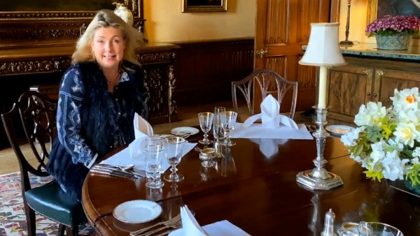 At Home at Highclere Castle: The Dining Room
