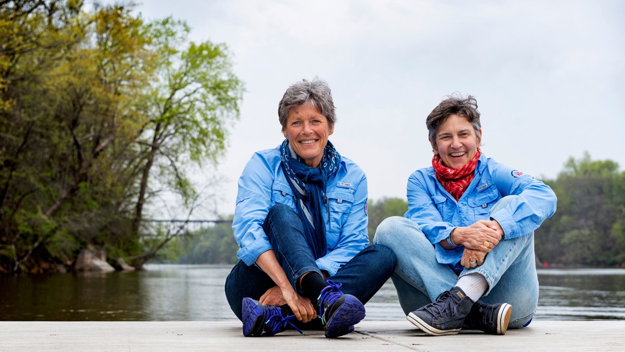 Anne Diamond interviews Polar Explorers, Liv Arnesen & Ann Bancroft)